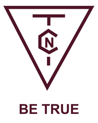 Trinity College Nabbingo badge with the motto Be True